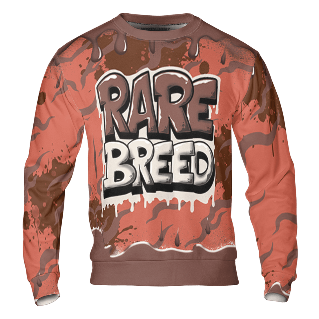 High OG Dusted Clay 1s Sweatshirt Match Rare Breed 3D All-Over Print Drippin - NastyJamz