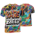 Mid GS Six Championships 1s T Shirt Match Rare Breed 3D All-Over Print Drippin - NastyJamz