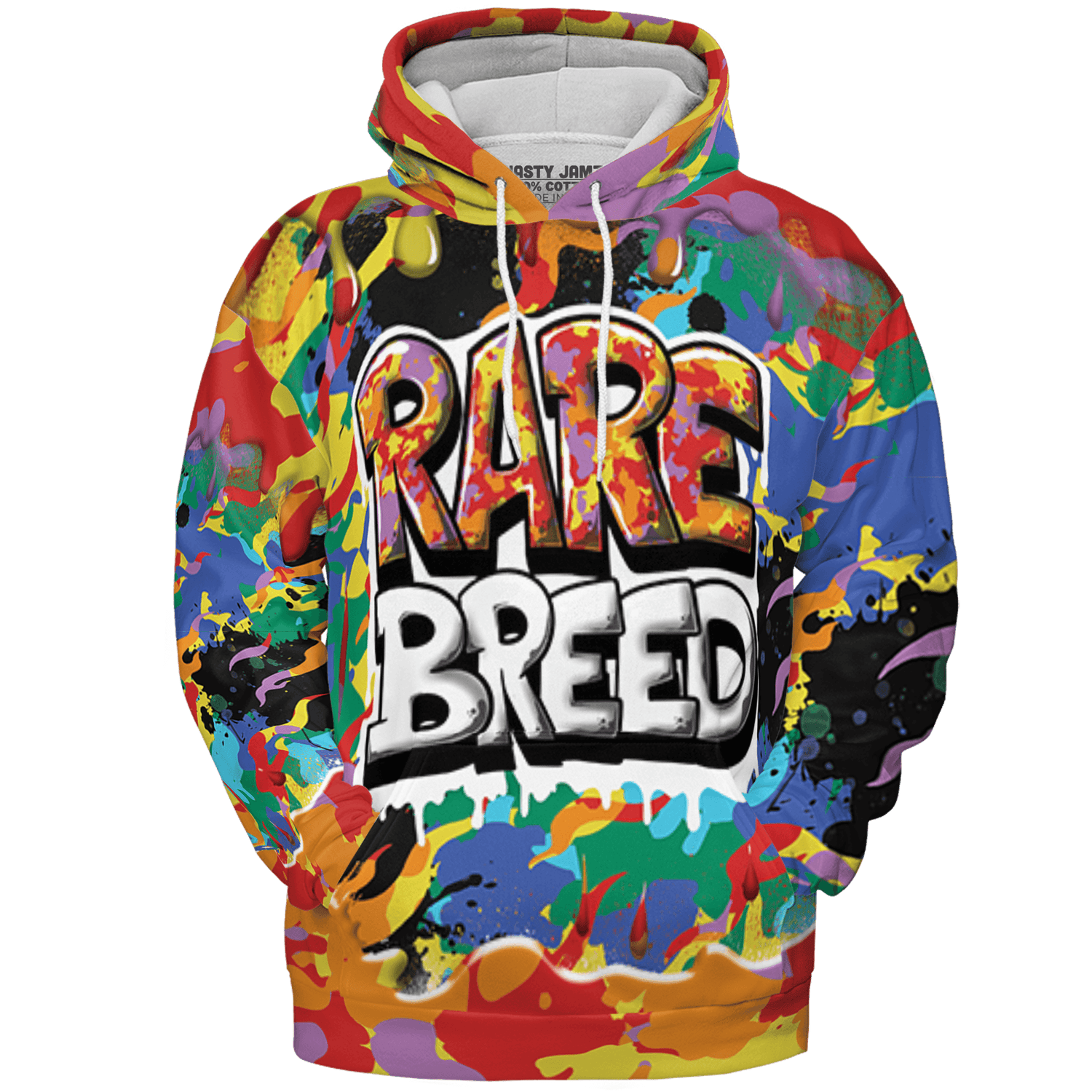 Mid GS Six Championships 1s Hoodie Match Rare Breed 3D All-Over Print Drippin - NastyJamz