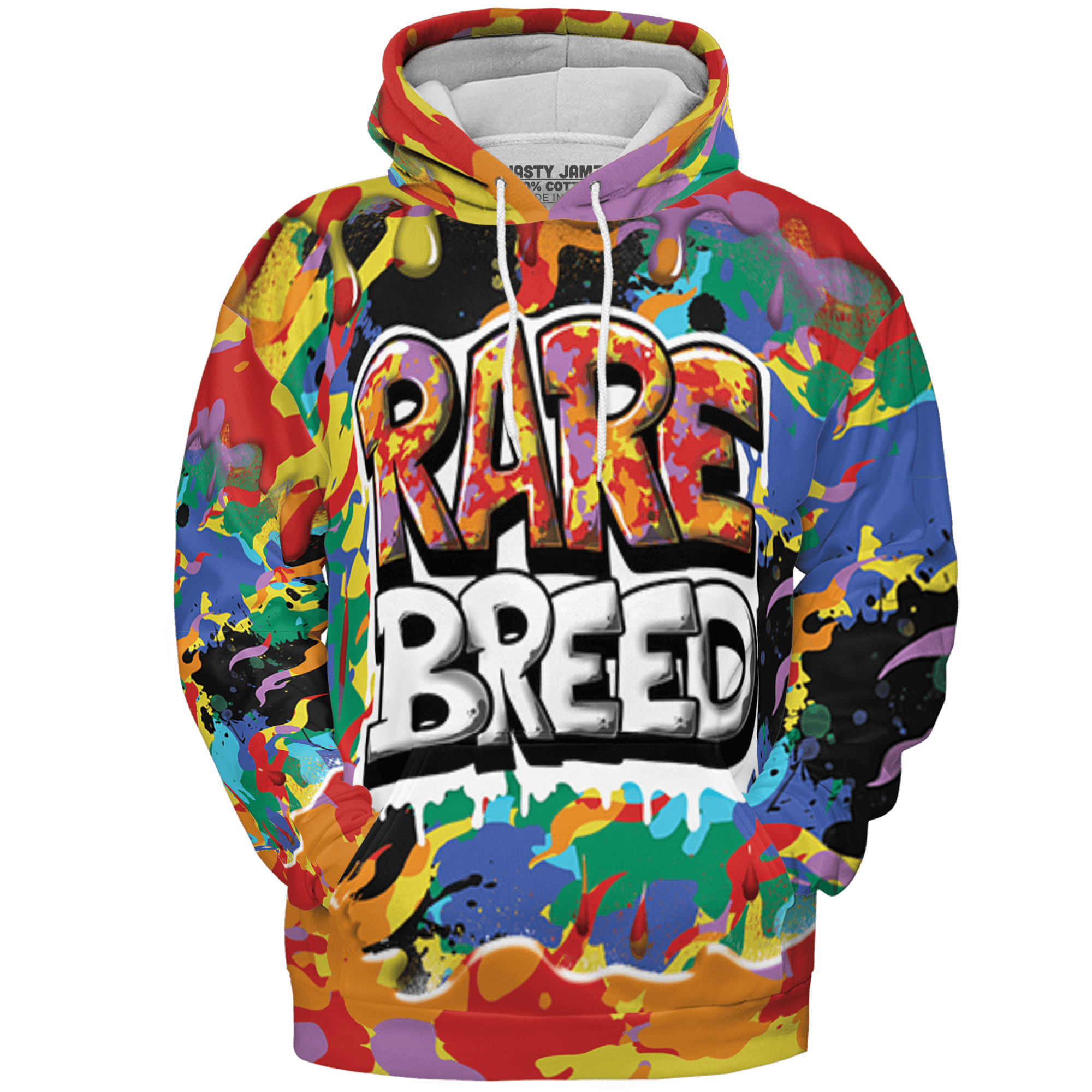 Mid GS Six Championships 1s Hoodie Match Rare Breed 3D All-Over Print Drippin - NastyJamz
