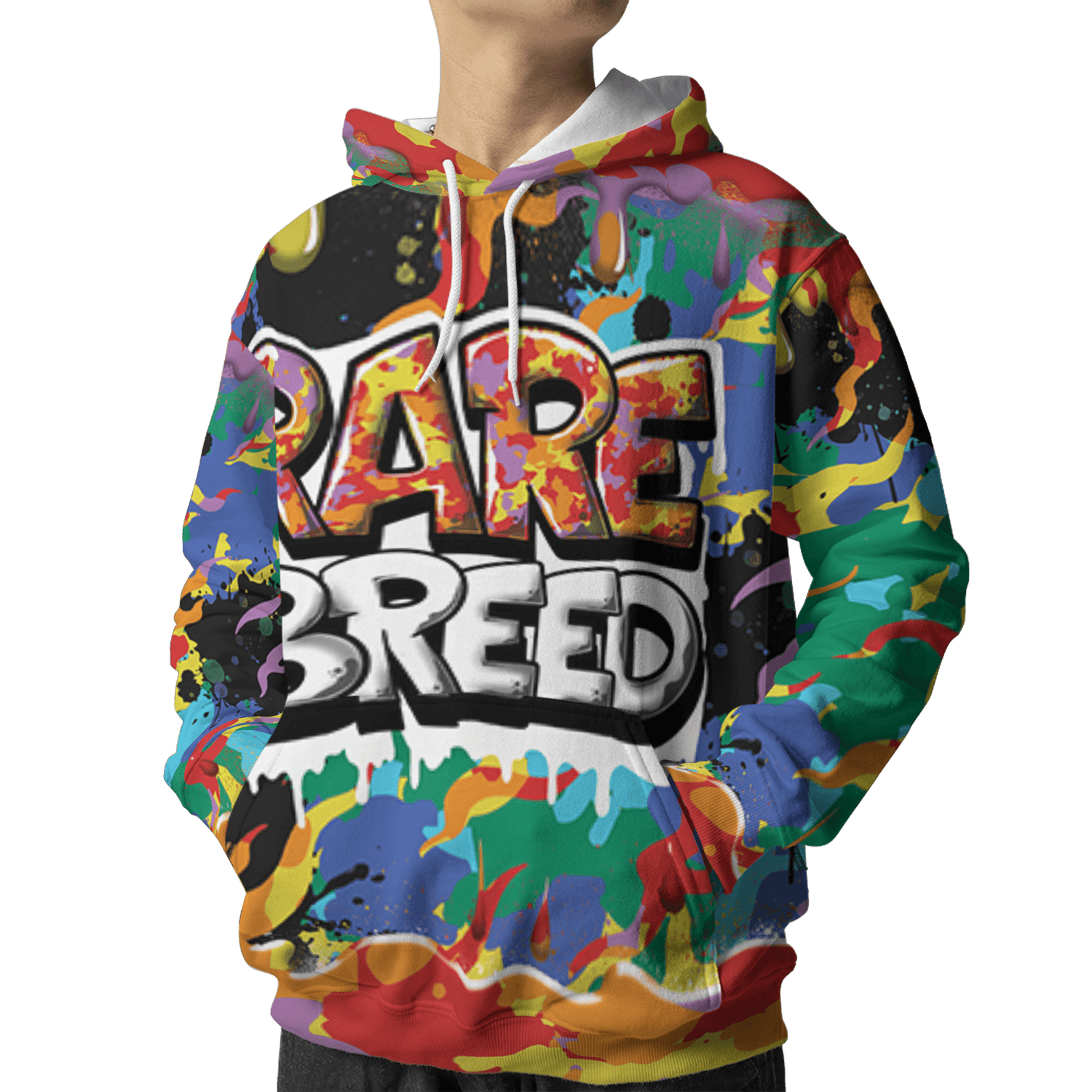 Mid GS Six Championships 1s Hoodie Match Rare Breed 3D All-Over Print Drippin - NastyJamz