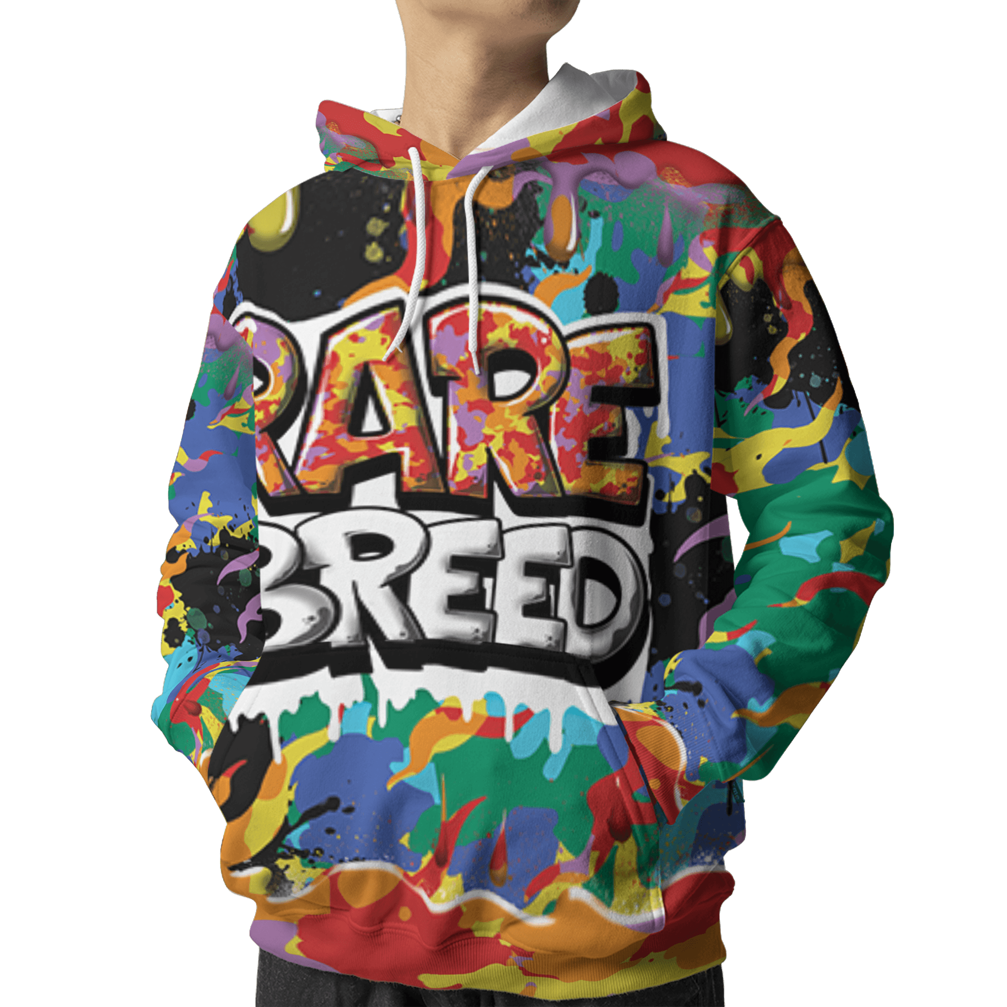 Mid GS Six Championships 1s Hoodie Match Rare Breed 3D All-Over Print Drippin - NastyJamz