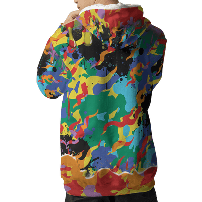 Mid GS Six Championships 1s Hoodie Match Rare Breed 3D All-Over Print Drippin - NastyJamz