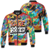 Mid GS Six Championships 1s Jacket Match Rare Breed 3D All-Over Print Drippin - NastyJamz