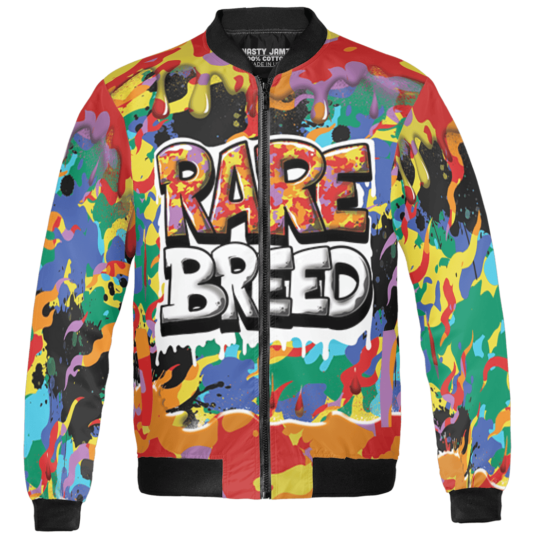 Mid GS Six Championships 1s Jacket Match Rare Breed 3D All-Over Print Drippin - NastyJamz
