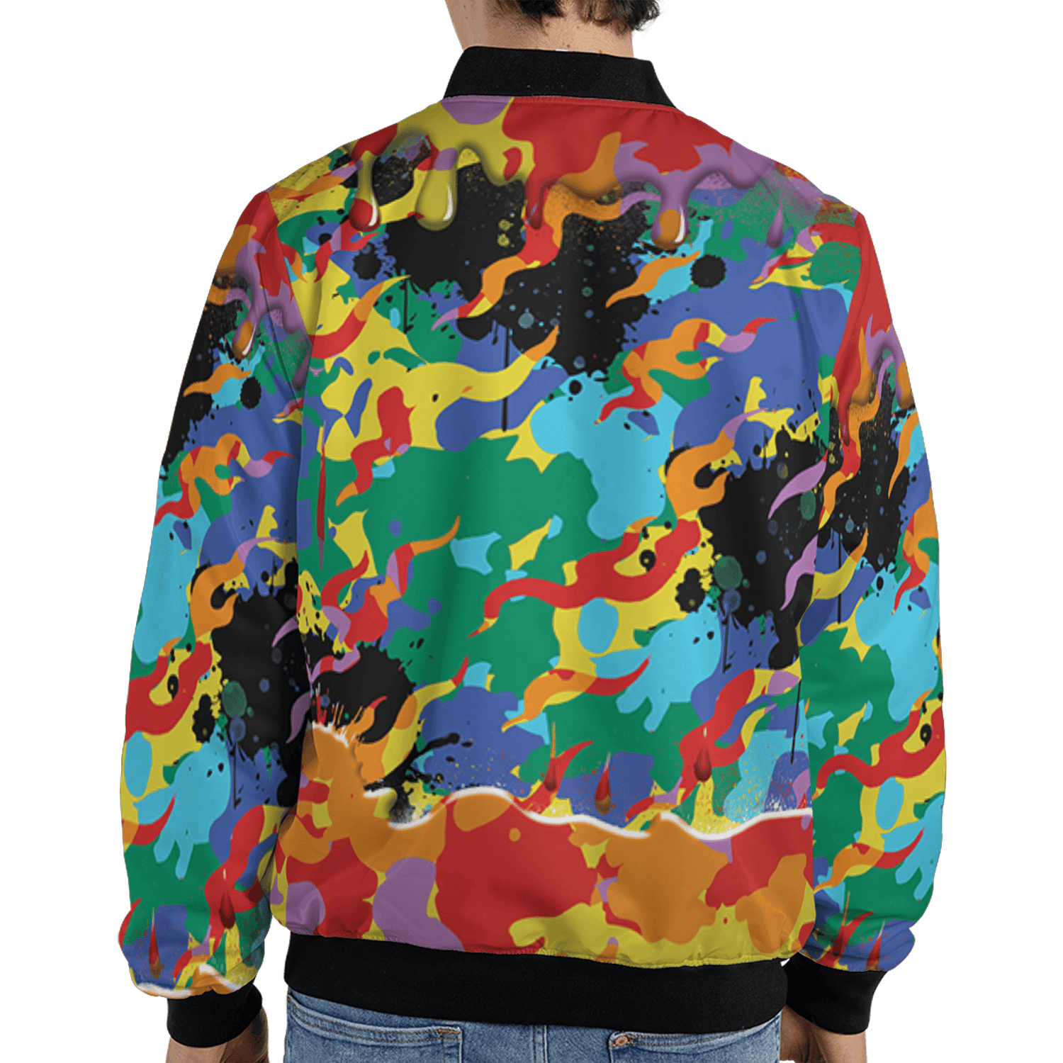Mid GS Six Championships 1s Jacket Match Rare Breed 3D All-Over Print Drippin - NastyJamz