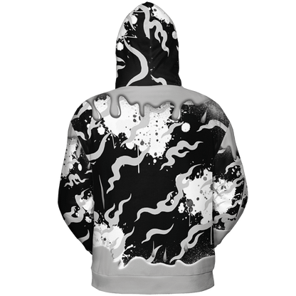 Retro High OG Black White 1s Hoodie Match Rare Breed 3D All-Over Print Drippin - NastyJamz