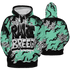 Green Glow 3s Hoodie Match Rare Breed 3D All-Over Print Drippin - NastyJamz