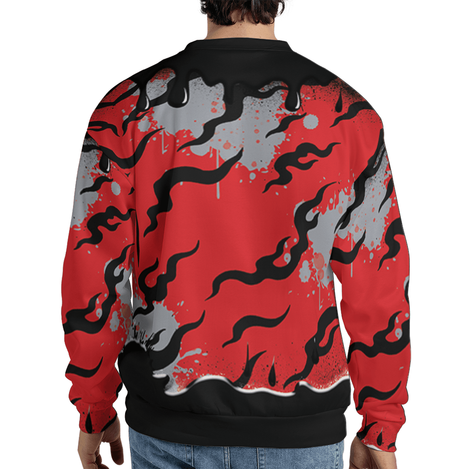 Bred Reimagined 4s Sweatshirt Match Rare Breed 3D All-Over Print Drippin - NastyJamz