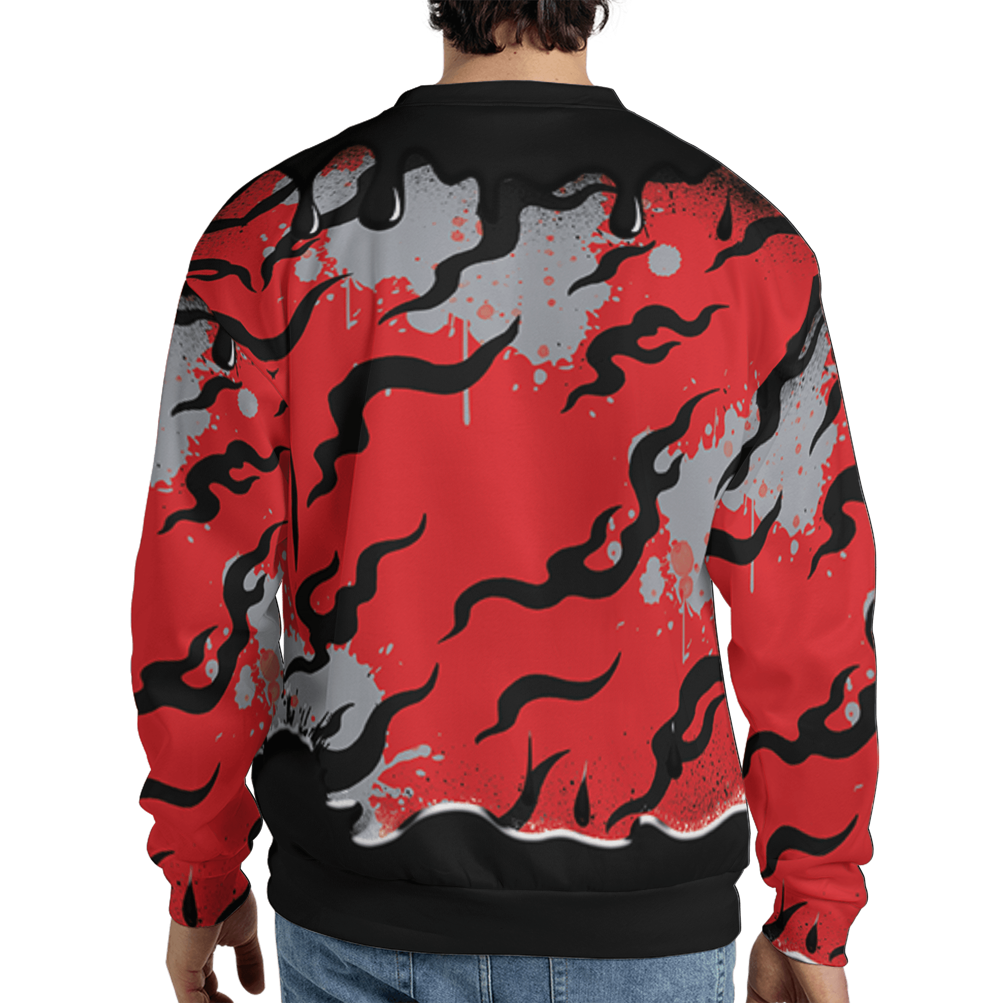 Bred Reimagined 4s Sweatshirt Match Rare Breed 3D All-Over Print Drippin - NastyJamz