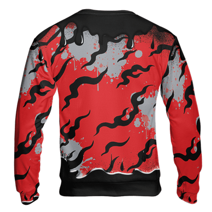 Bred Reimagined 4s Sweatshirt Match Rare Breed 3D All-Over Print Drippin - NastyJamz