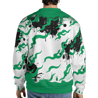 Lucky Green 5s Sweatshirt Match Rare Breed 3D All-Over Print Drippin - NastyJamz