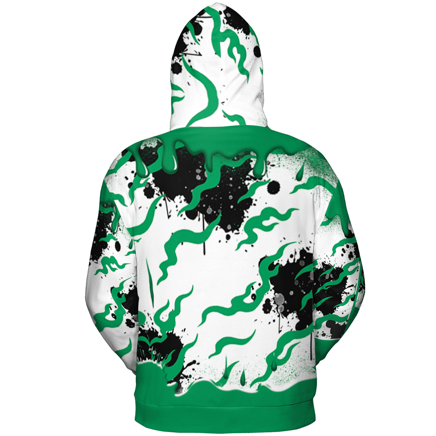 Lucky Green 5s Hoodie Match Rare Breed 3D All-Over Print Drippin - NastyJamz