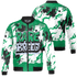 Lucky Green 5s Jacket Match Rare Breed 3D All-Over Print Drippin - NastyJamz