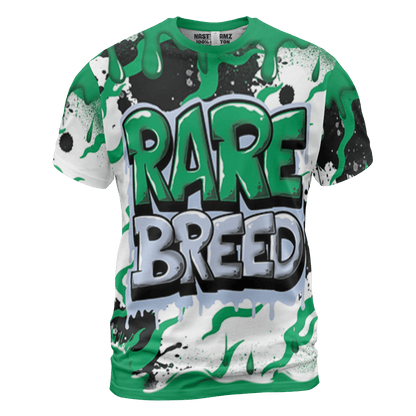 Lucky Green 5s T Shirt Match Rare Breed 3D All-Over Print Drippin - NastyJamz