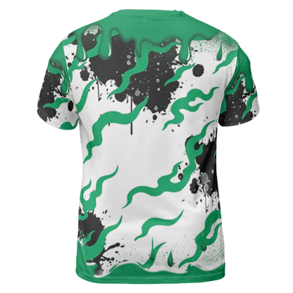 Lucky Green 5s T Shirt Match Rare Breed 3D All-Over Print Drippin - NastyJamz