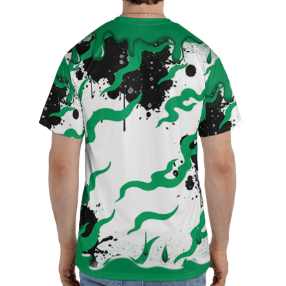 Lucky Green 5s T Shirt Match Rare Breed 3D All-Over Print Drippin - NastyJamz