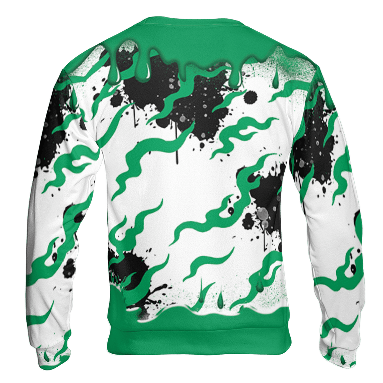 Lucky Green 5s Sweatshirt Match Rare Breed 3D All-Over Print Drippin - NastyJamz