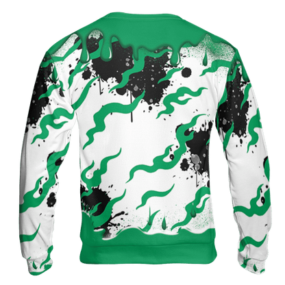 Lucky Green 5s Sweatshirt Match Rare Breed 3D All-Over Print Drippin - NastyJamz
