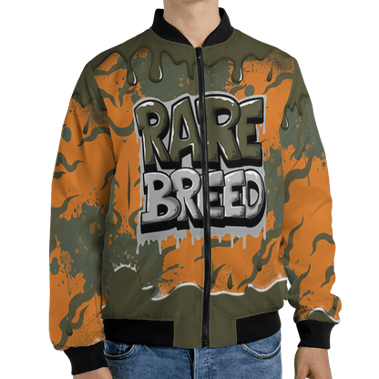 Olive 5s Jacket Match Rare Breed 3D All-Over Print Drippin - NastyJamz