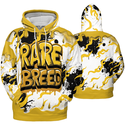 Yellow Ochre 6s Hoodie Match Rare Breed 3D All-Over Print Drippin - NastyJamz