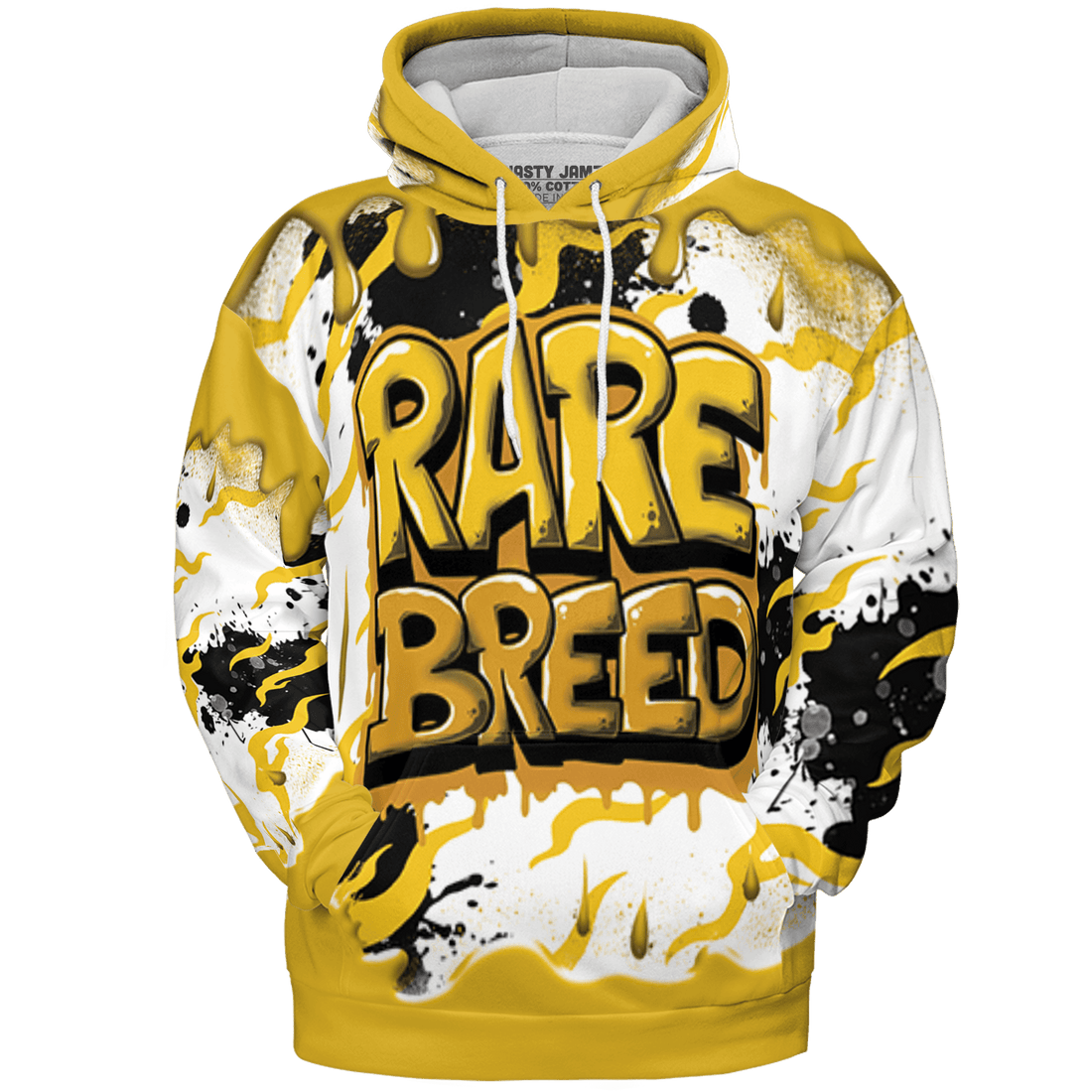 Yellow Ochre 6s Hoodie Match Rare Breed 3D All-Over Print Drippin - NastyJamz