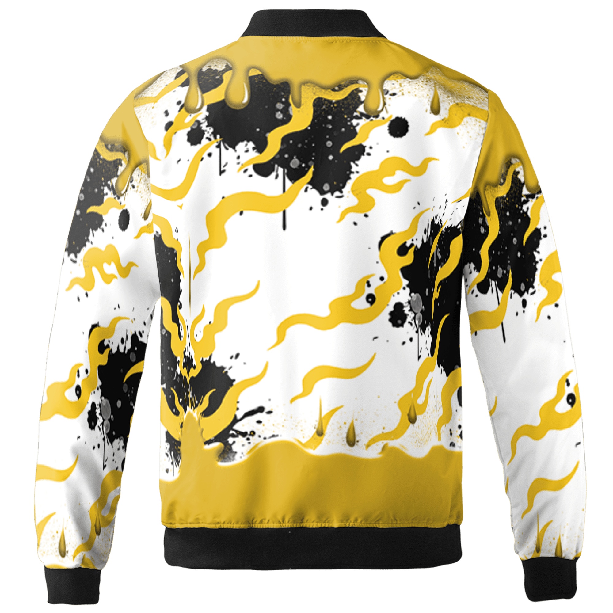 Yellow Ochre 6s Jacket Match Rare Breed 3D All-Over Print Drippin - NastyJamz