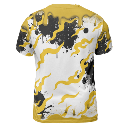 Yellow Ochre 6s T Shirt Match Rare Breed 3D All-Over Print Drippin - NastyJamz