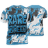 Powder Blue 9s T Shirt Match Rare Breed 3D All-Over Print Drippin - NastyJamz