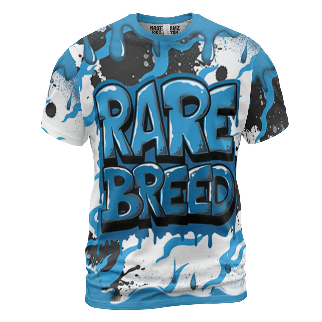 Powder Blue 9s T Shirt Match Rare Breed 3D All-Over Print Drippin - NastyJamz