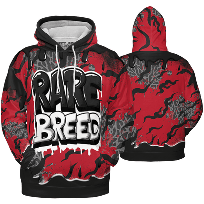 Spizike Low Bred Jacket Match Rare Breed 3D All-Over Print Drippin - NastyJamz