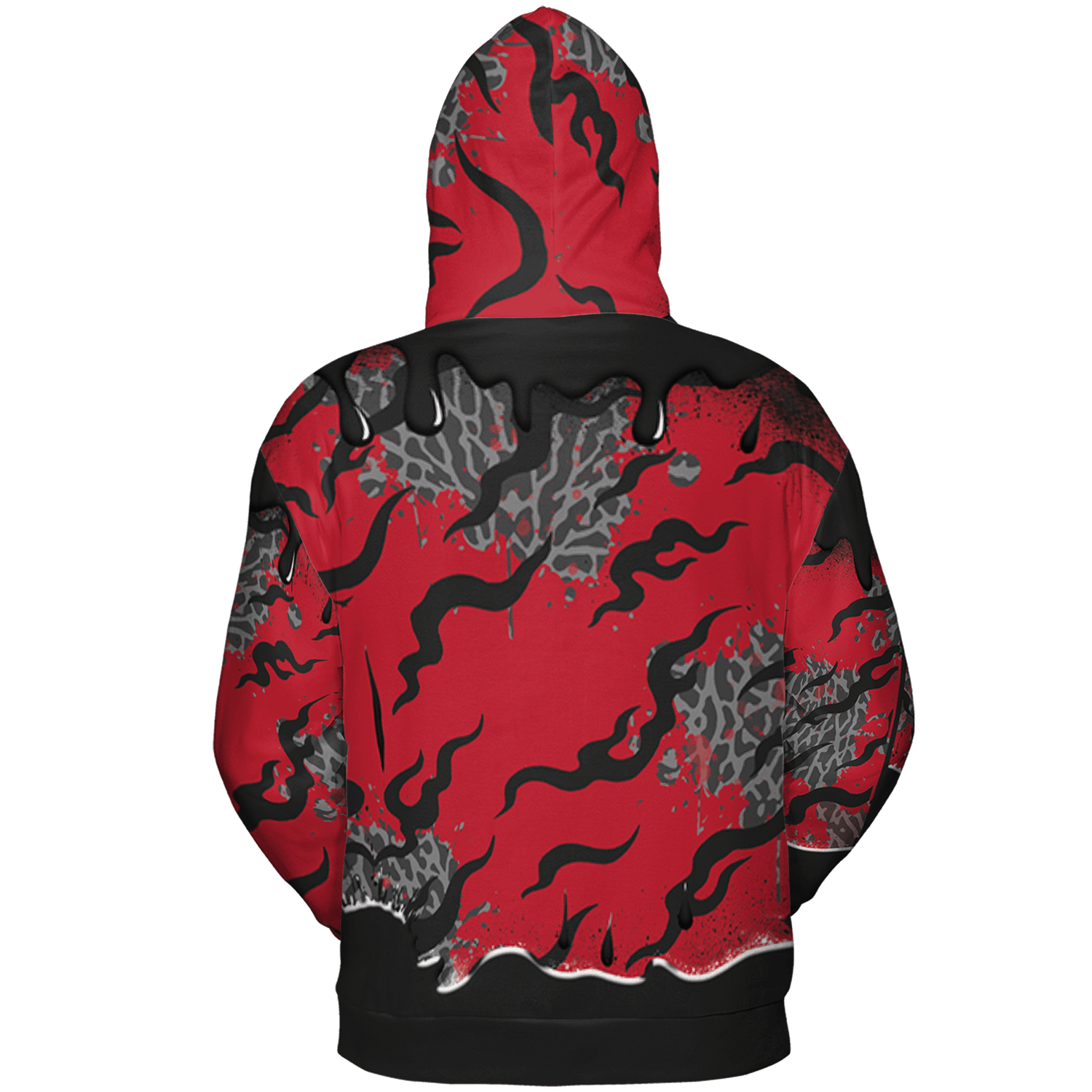 Spizike Low Bred Jacket Match Rare Breed 3D All-Over Print Drippin - NastyJamz