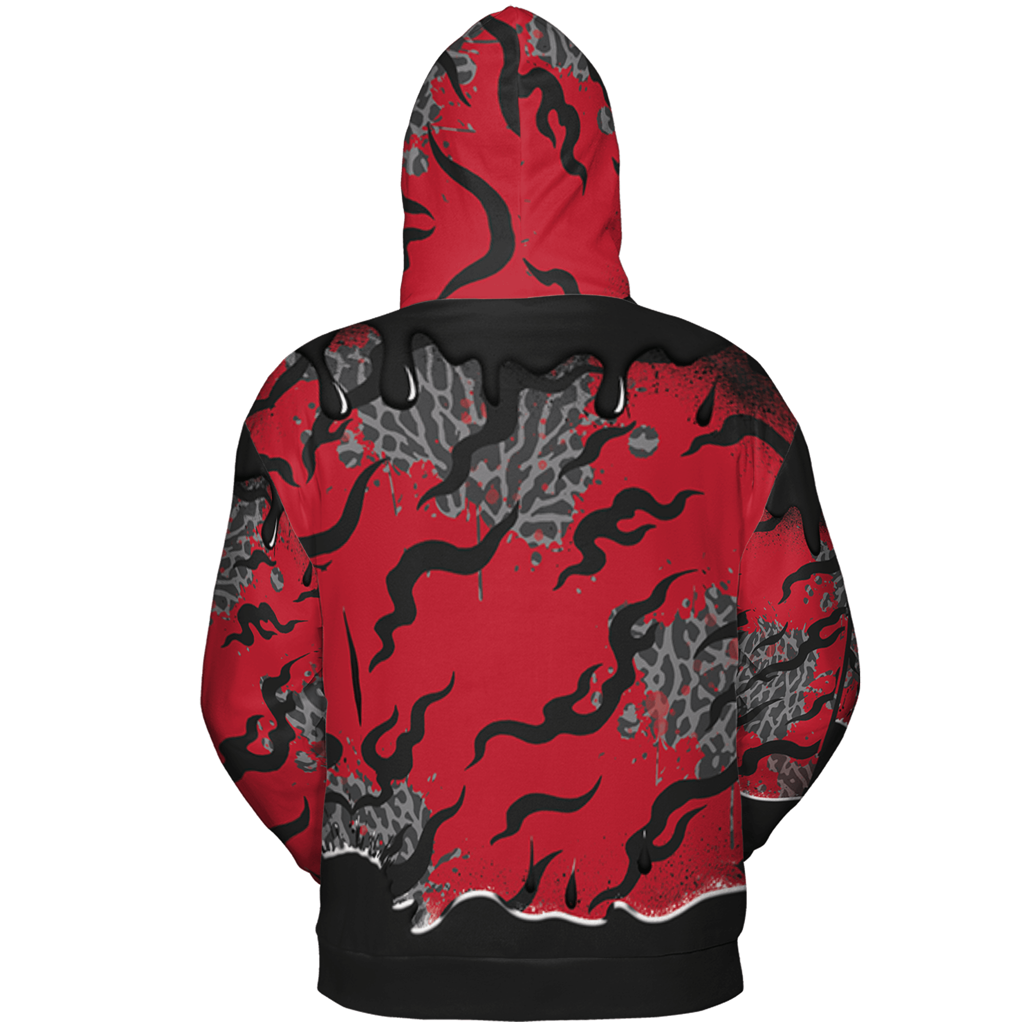 Spizike Low Bred Jacket Match Rare Breed 3D All-Over Print Drippin - NastyJamz