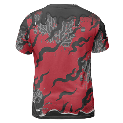 Spizike Low Bred T Shirt Match Rare Breed 3D All-Over Print Drippin - NastyJamz