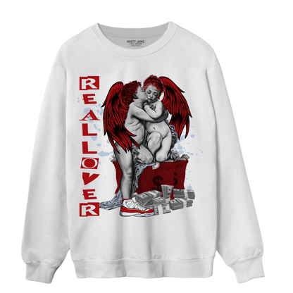 Cherry 11s Sweatshirt Match Real Lover Angel - NastyJamz
