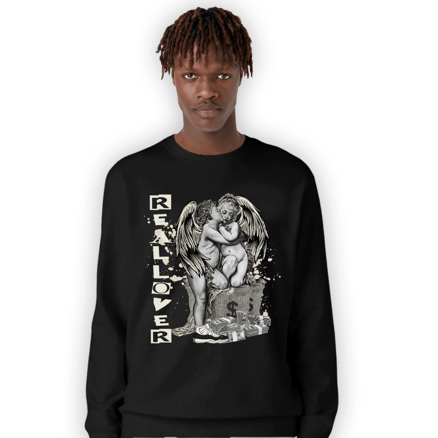 Neapolitan 11s Sweatshirt Match Real Lover Angel - NastyJamz