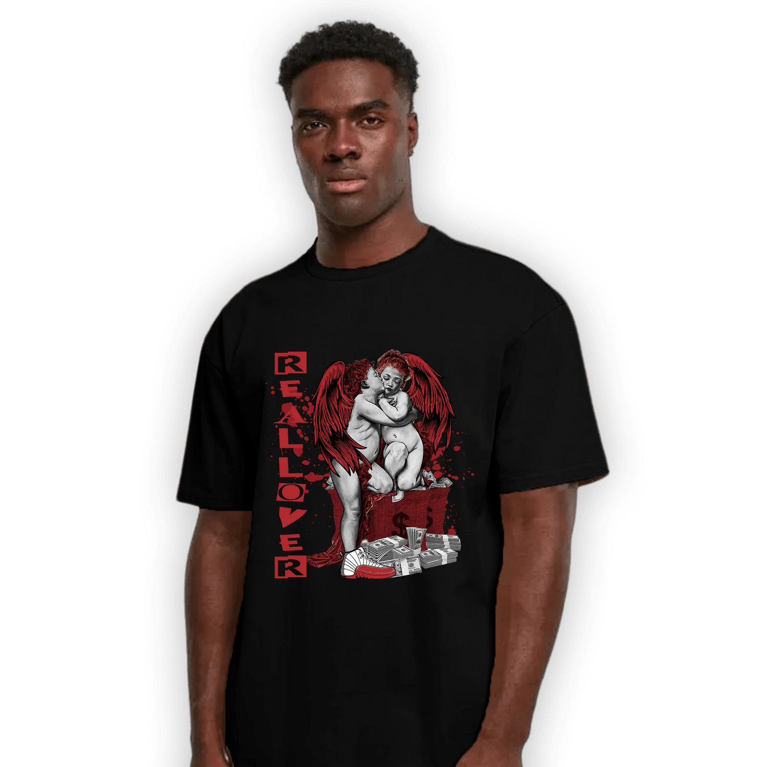 Cherry 12s T Shirt Match Real Lover Angel - NastyJamz