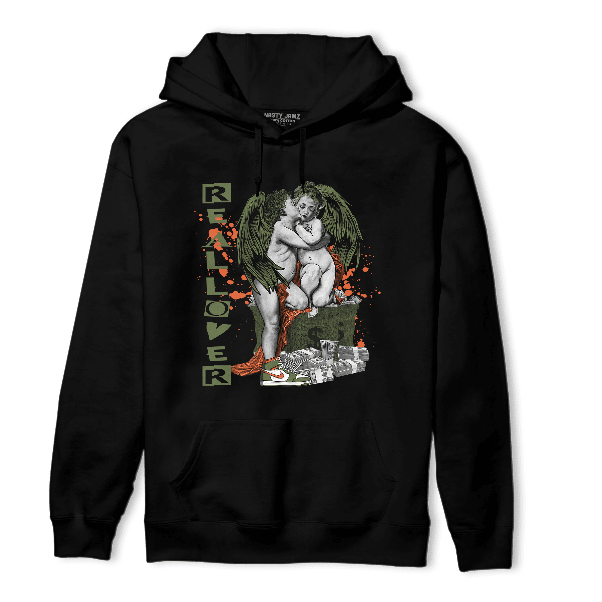 High OG Celadon 1s Hoodie Match Real Lover Angel - NastyJamz