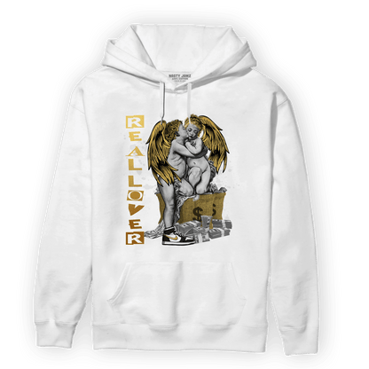 Mid SE Black Gold 1s Hoodie Match Real Lover Angel - NastyJamz