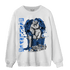 University Blue Toe 1s Sweatshirt Match Real Lover Angel - NastyJamz