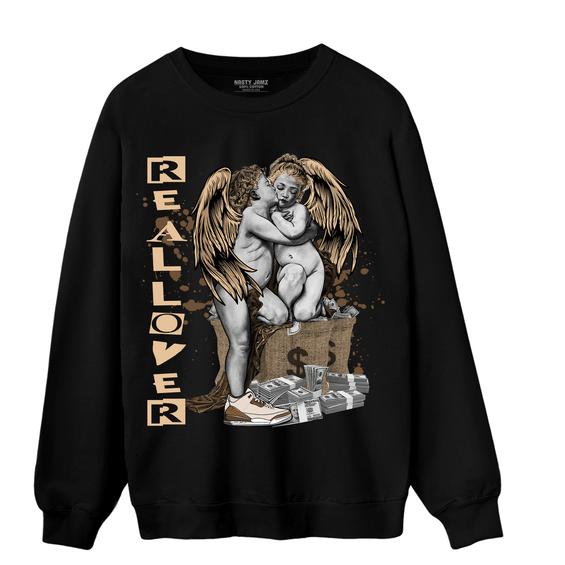 Palomino 3s Sweatshirt Match Real Lover Angel - NastyJamz