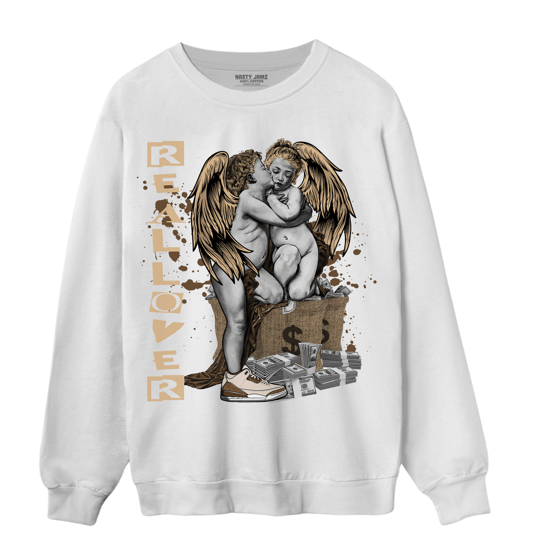 Palomino 3s Sweatshirt Match Real Lover Angel - NastyJamz