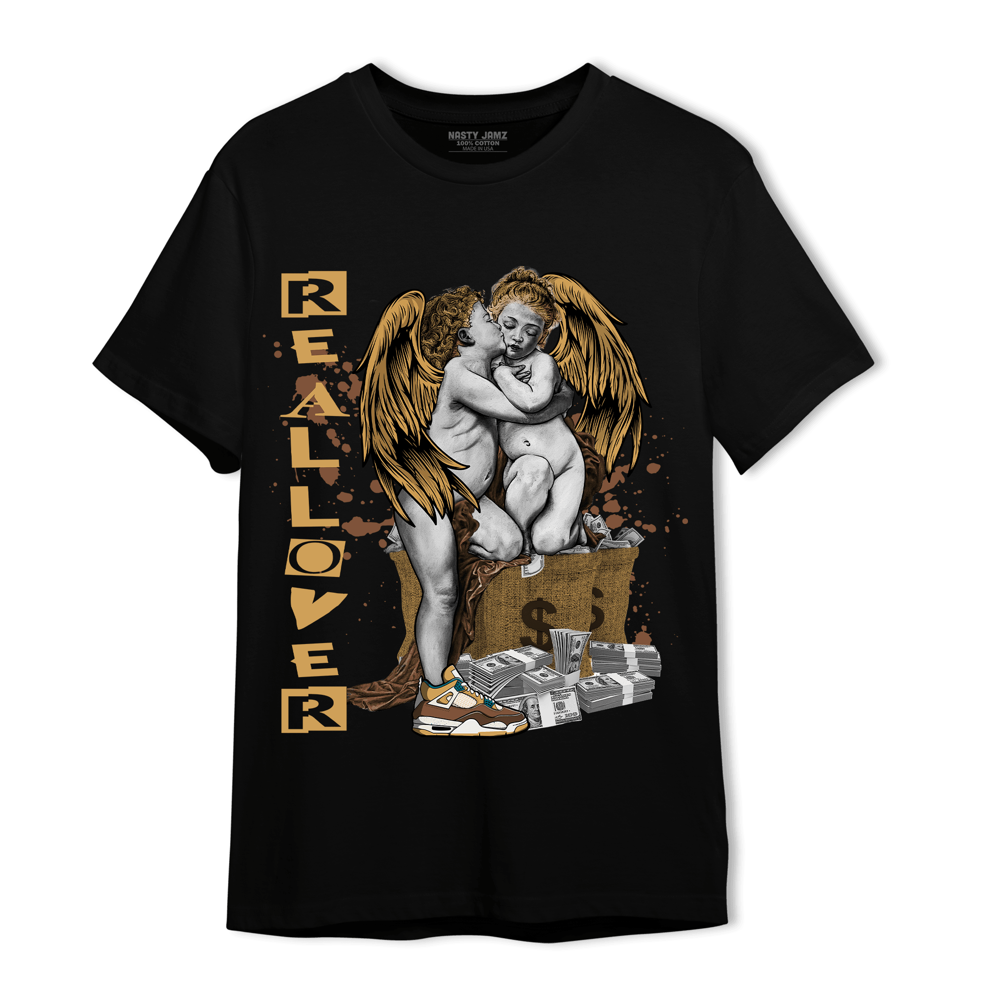 Cacao Wow 4s T Shirt Match Real Lover Angel - NastyJamz