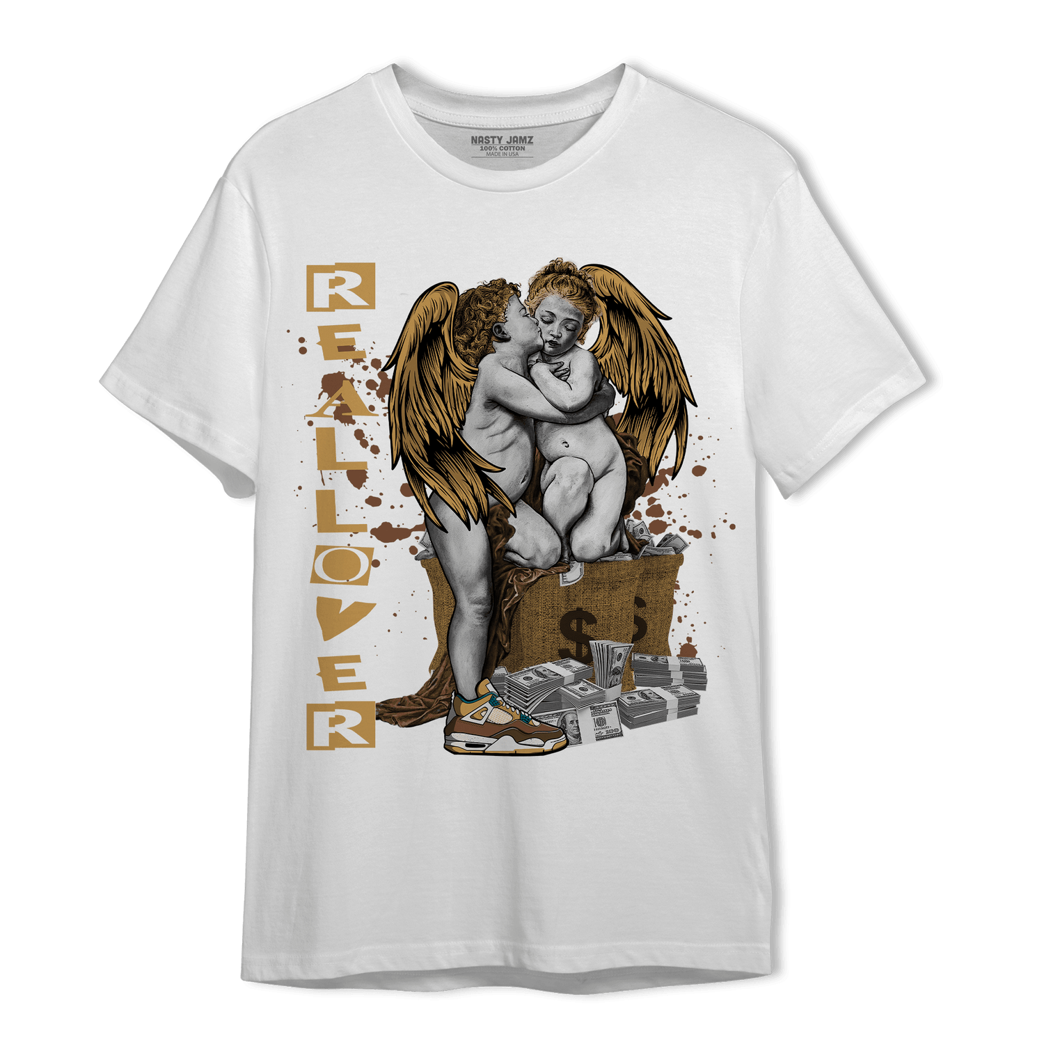 Cacao Wow 4s T Shirt Match Real Lover Angel - NastyJamz