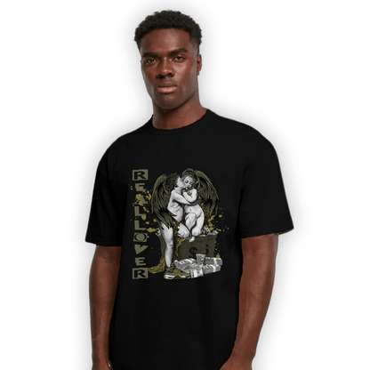 SE Craft Medium Olive 4s T Shirt Match Real Lover Angel - NastyJamz