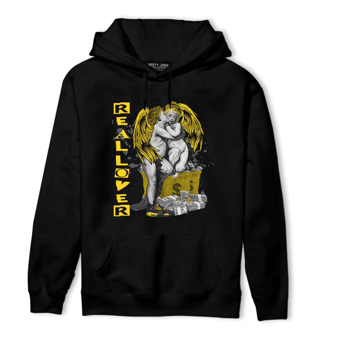 Thunder 4s Hoodie Match Real Lover Angel - NastyJamz