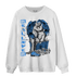 University Blue 5s Sweatshirt Match Real Lover Angel - NastyJamz