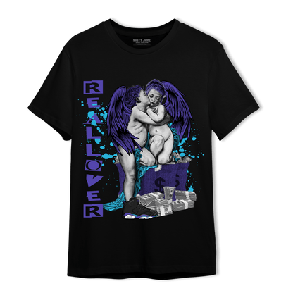 Aqua 6s T Shirt Match Real Lover Angel - NastyJamz