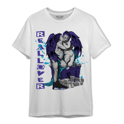 Aqua 6s T Shirt Match Real Lover Angel - NastyJamz