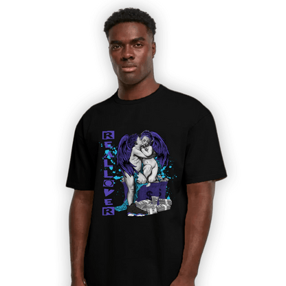 Aqua 6s T Shirt Match Real Lover Angel - NastyJamz